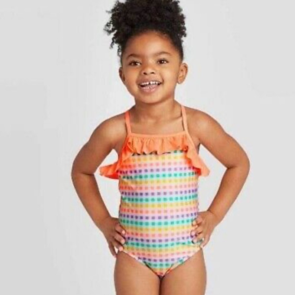 Cat & Jack Toddler girl’s one piece swimsuit